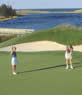 Golfers on PEI at Crowbush Cove