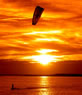 Wakeboarding in the sunset on PEI